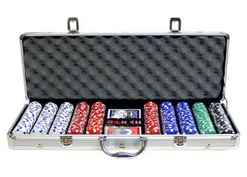 500PCS Poker Chip Set