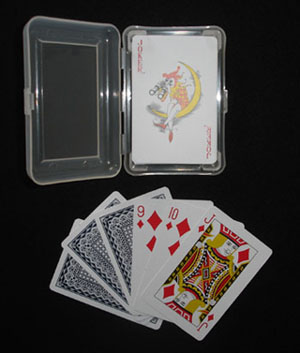 plastic playing cards