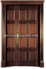 Solid wooden door