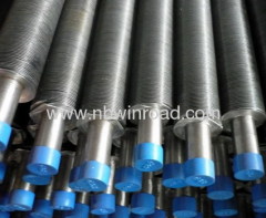 Round piece of aluminum fin tube