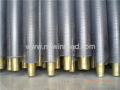 Bimetallic high fin tube