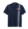 Navy blue color T/C 65/35 man's Polo Shirt