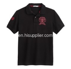 Black color man's Polo Shirt,