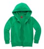 Children's sweater with hood green color