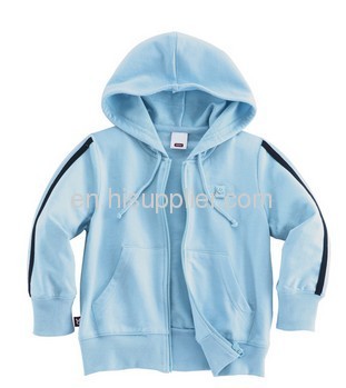 Children's sweater with hood light bluecolor