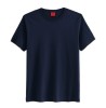 Round neck T-shirt navy blue