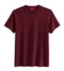 Round neck T-shirt burgundy