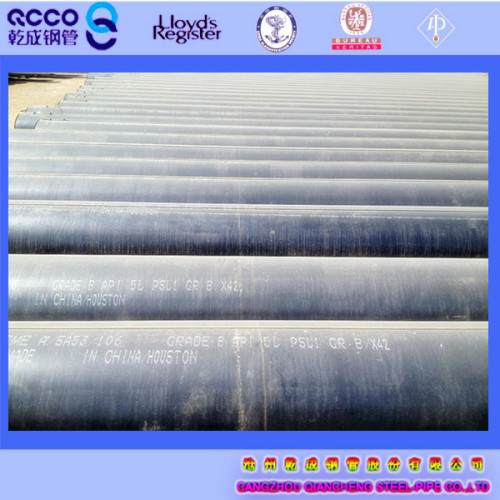 Seamless ASTM A106 GR.B carbon steel pipe