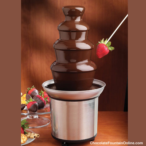 184 tiers Stainless steel Chocolate Fountain