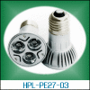 LED Light Bulb E27 Cap Consumes only 3 Watts Power with Adequate Heat-Sinking Design
