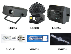 Disco Bar Light ,Omiga Light, Discharge Lamp MSD250 MSD575