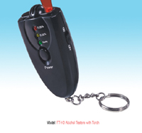 Alcohol Breath Tester & Timer With Flashlight