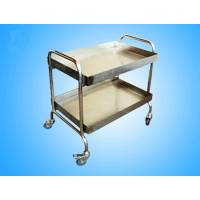 Model Ⅱ Stainless Steel Double-layer Carrying Trolley