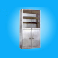 Stainless Steel All-purpose Glass Cabinet