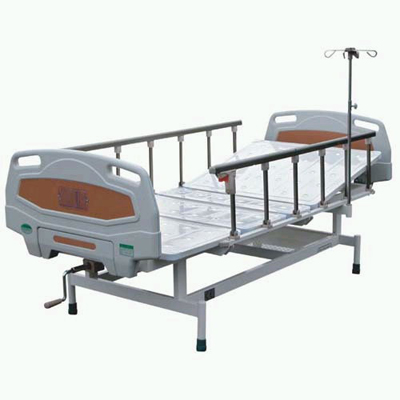 Manual 1-Rocker Nursing Bed with ABS Bed Head