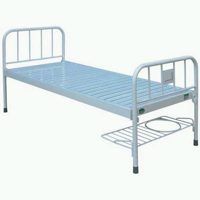 Flat Bed with Steel Tube Bed Head and Steel Strip Bed Surface