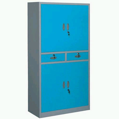 Steel Plastic-spray 2-drawer Cabinet