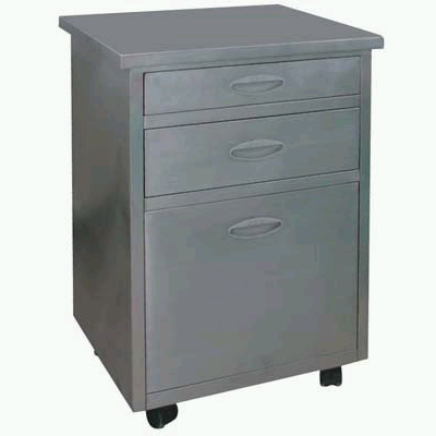 Stainless Steel  Bedside Table