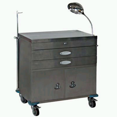 Stainless Steel First Aid  Trolley