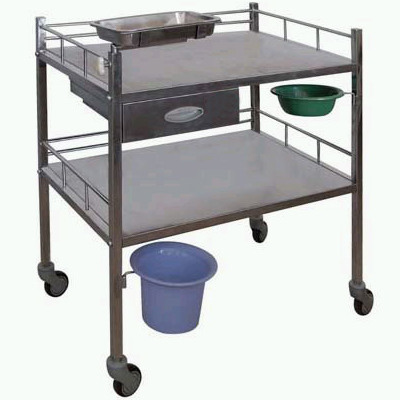 Stainless Steel Dressing Change Trolley