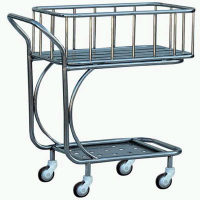 Stainless Steel Sticking Baby Trolley