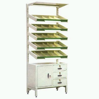 Single-side Medicine Tray (with cabinet and drawers)