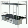 Steel Plastic-spray Double-layer Duty Bed