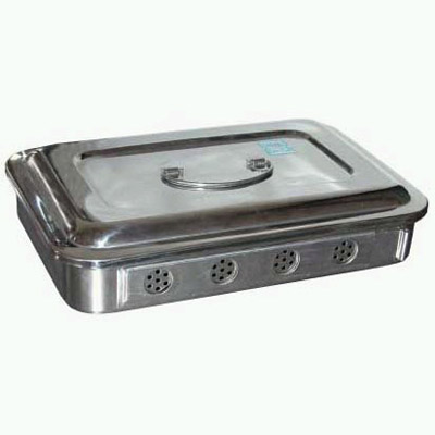 Stainless Steel Square Tray with Cover