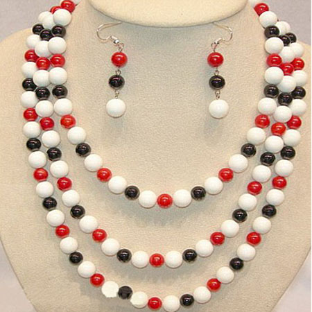 The fashion coral necklace sets