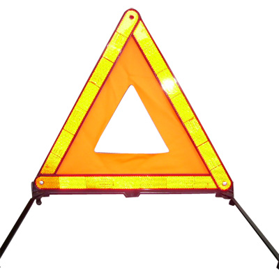 warning triangles