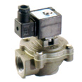 Right angle solenoid pulse valve