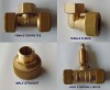 Push-fit brass fitting