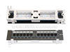 12 Ports Cat.5e unshielded mounted Patch Panel