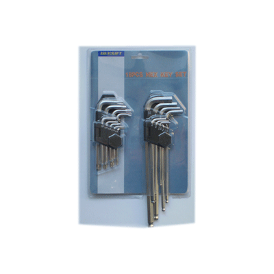 18pcs hex key and star driver set