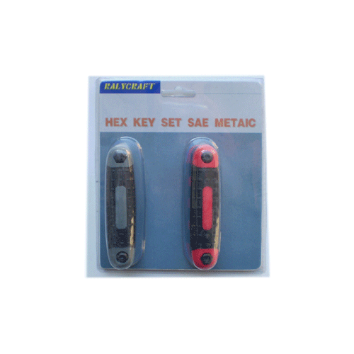 17pcs Hex key wrench