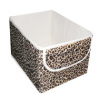 Leopard Veins Handle bin