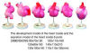 The development model of the heart inside and the separation model of the heart inside 6 parts