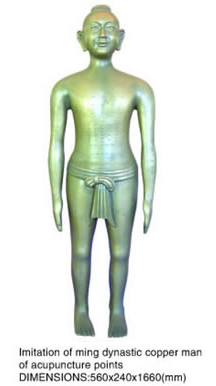Imitation Of Ming Dynastsic Copper Man Of Acupuncture Points