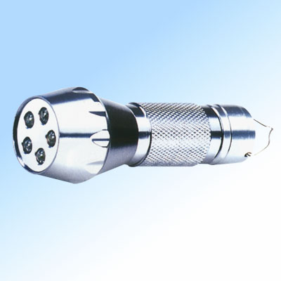 Aluminum LED flashlight