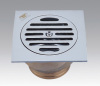 Brass chrome plated anti-odour floor drain