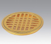 Zinc alloy gold floor drain with clean out