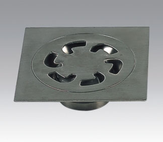 Stainless steel anti-odour floor drain with clean out