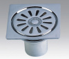 Brass chrome plated anti-odour floor drain