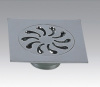 Brass chrome plated anti-odour floor drain