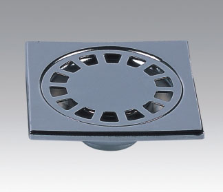 Iron chrome-plated anti-odour floor drain
