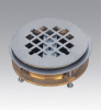 High grade stainless steel floor drain with basket
