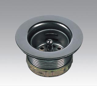 Stainless steel waste drain