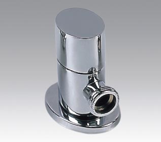 Brass chrome plated triangle valve