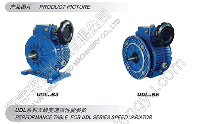 Stepless Speed Variator