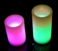 color changing candle